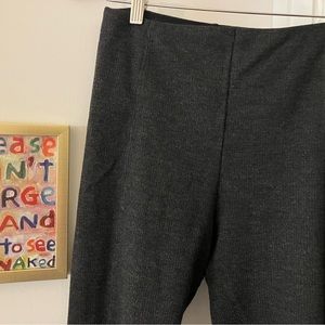 Lysse Medium Tweed Leggings Charcoal Gray Black Skinny Pant Inseam 27" Womens